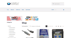Desktop Screenshot of msgamesnsupplies.com